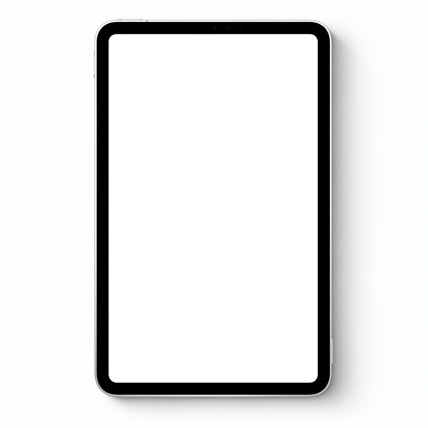 iPad, Generic Angled White Bg | PNG Mockup Template | bulkmockup | For App & Web Designers | MockupBulk