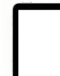 iPad, Generic Closeup Bezel Corner | Instant PNG Download | Transparent Screen | Commercial Use | MockupBulk