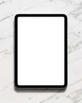 Generic Flat Marble Bg iPad Mockup | Screen Mockup PNG | bulkmockup Download | For UI/UX Designers | MockupBulk