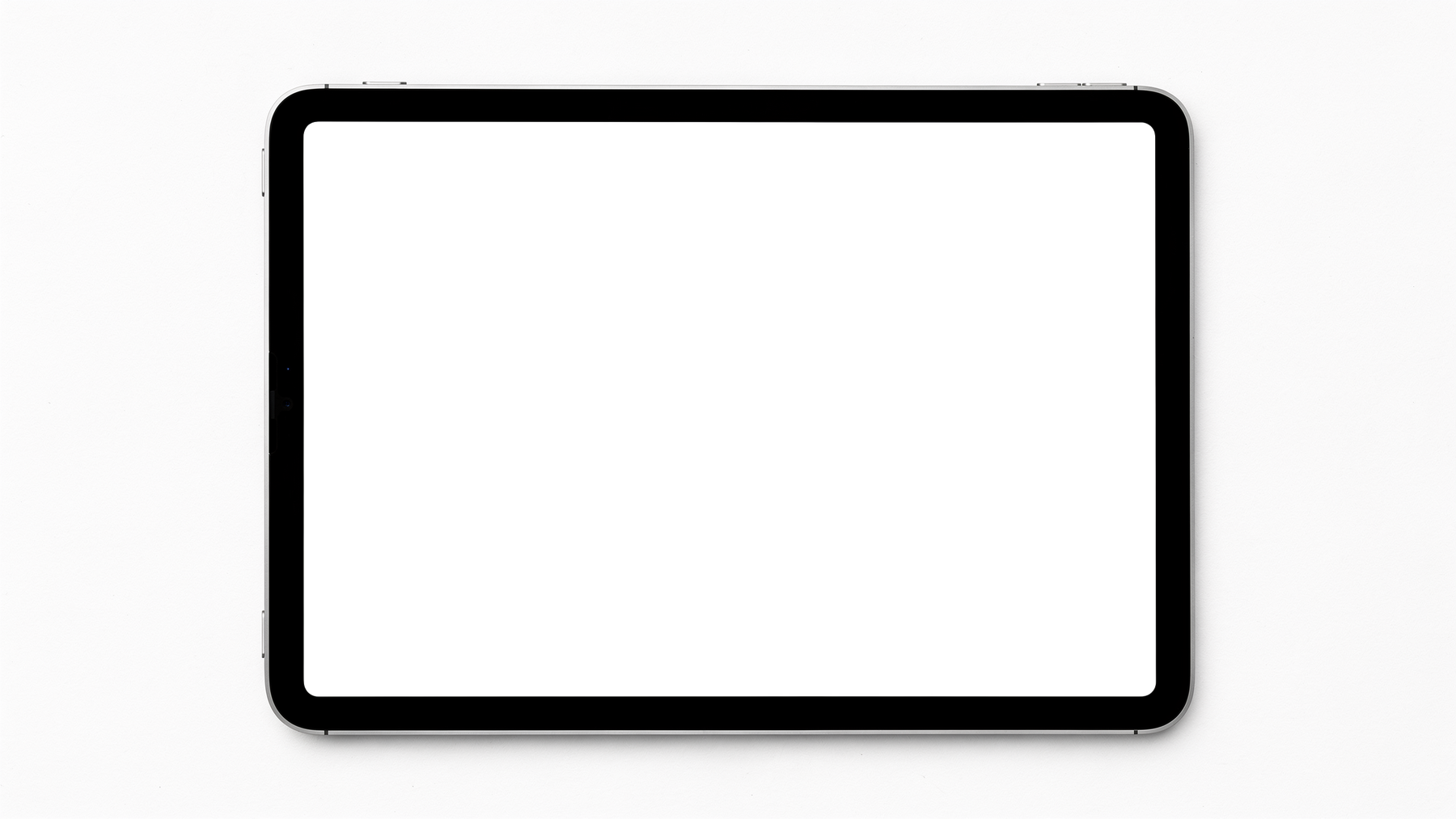Generic Flat White Bg iPad Mockup | Instant PNG Download | Transparent Screen | Commercial Use | MockupBulk