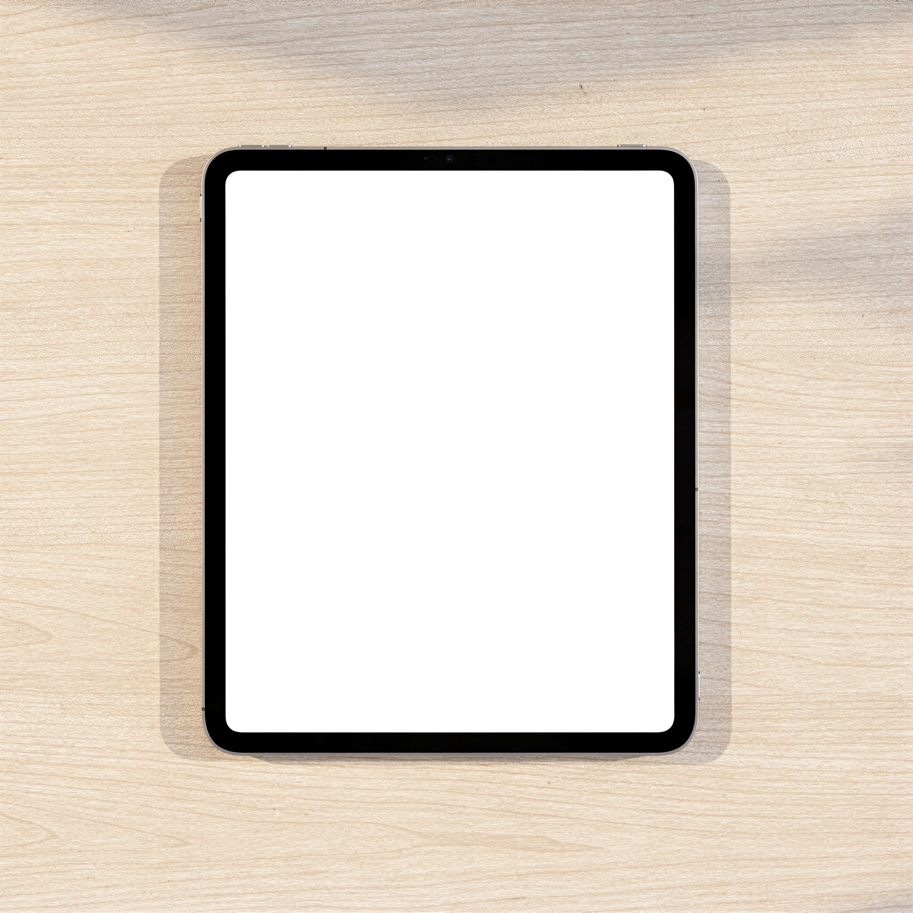 iPad Mockup | Generic Flat Wood Bg | Screen Mockup PNG | bulkmockup Download | For UI/UX Designers | MockupBulk