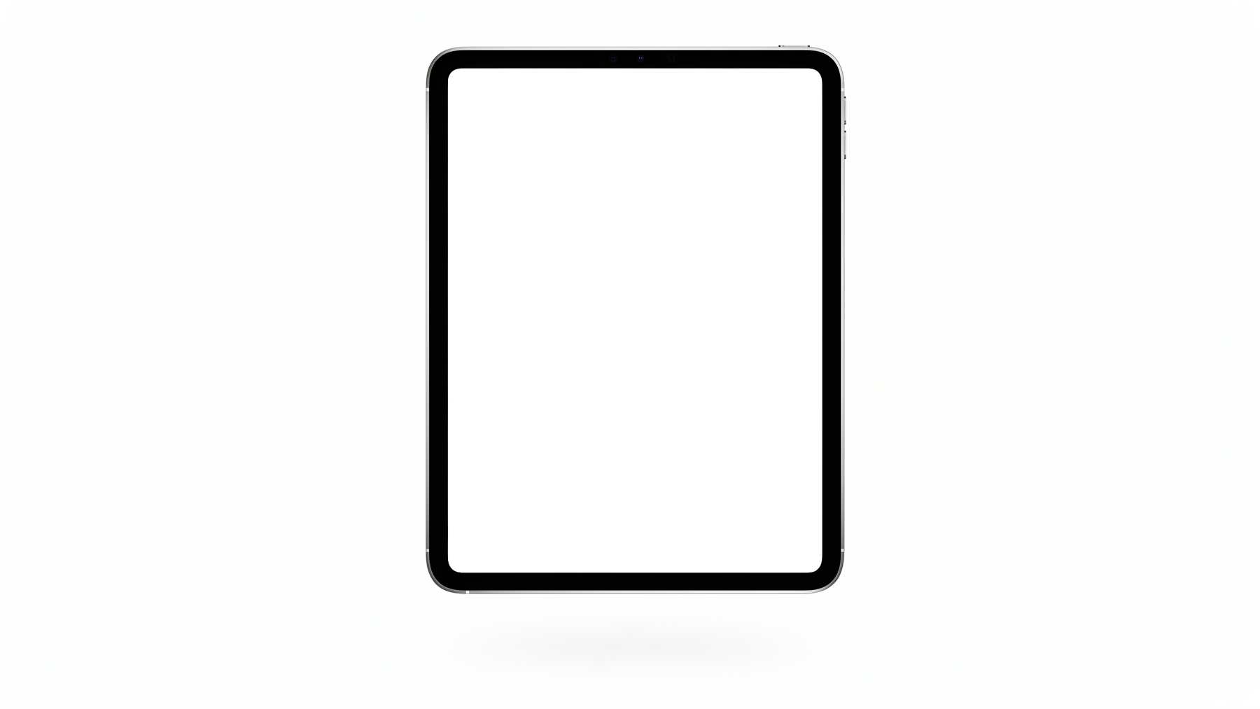 iPad Mockup — Generic Levitating Shadow — High-Res PNG Mockup | bulkmockup | Commercial Licence | MockupBulk