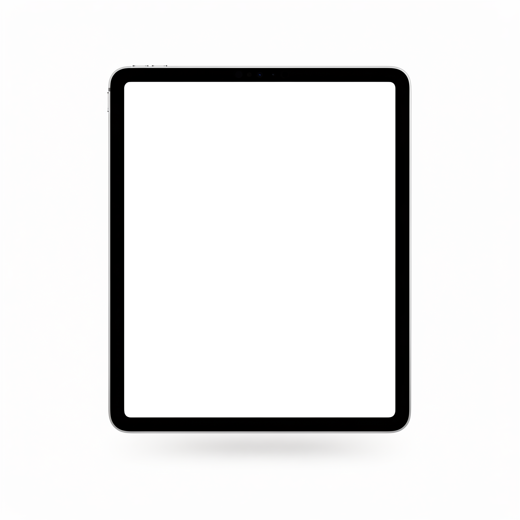 iPad, Generic Levitating Shadow | Device Screen PNG | bulkmockup Template | For Portfolio & Showcase | MockupBulk