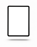 iPad Mockup — Generic Levitating Shadow — High-Resolution Transparent PNG | bulkmockup | Commercial Use | MockupBulk