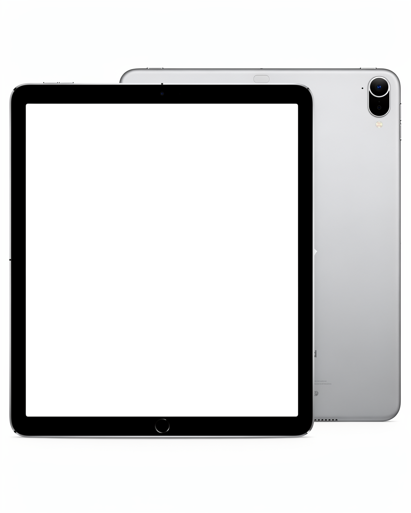iPad, Generic Pair Front Back | Device Mockup PNG | bulkmockup | Commercial Licence Included | MockupBulk