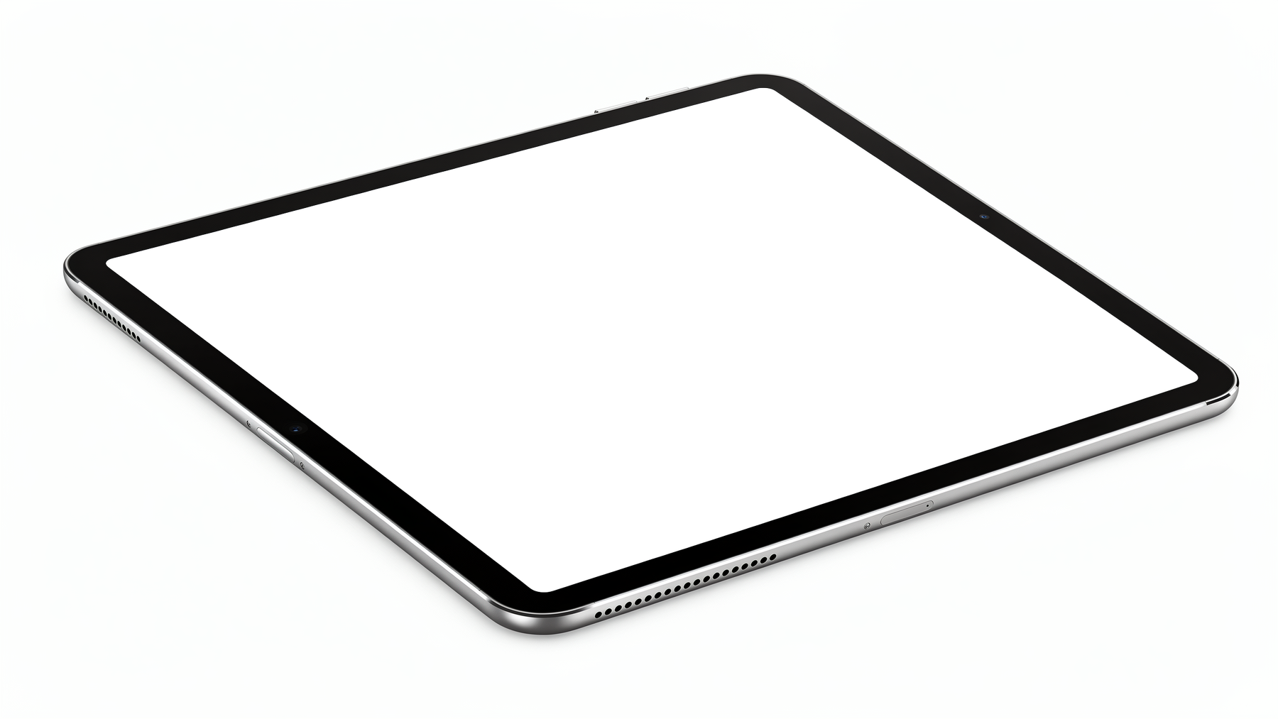Generic Perspective Three Quarter iPad Mockup | Screen Mockup PNG | bulkmockup Download | For UI/UX Designers | MockupBulk