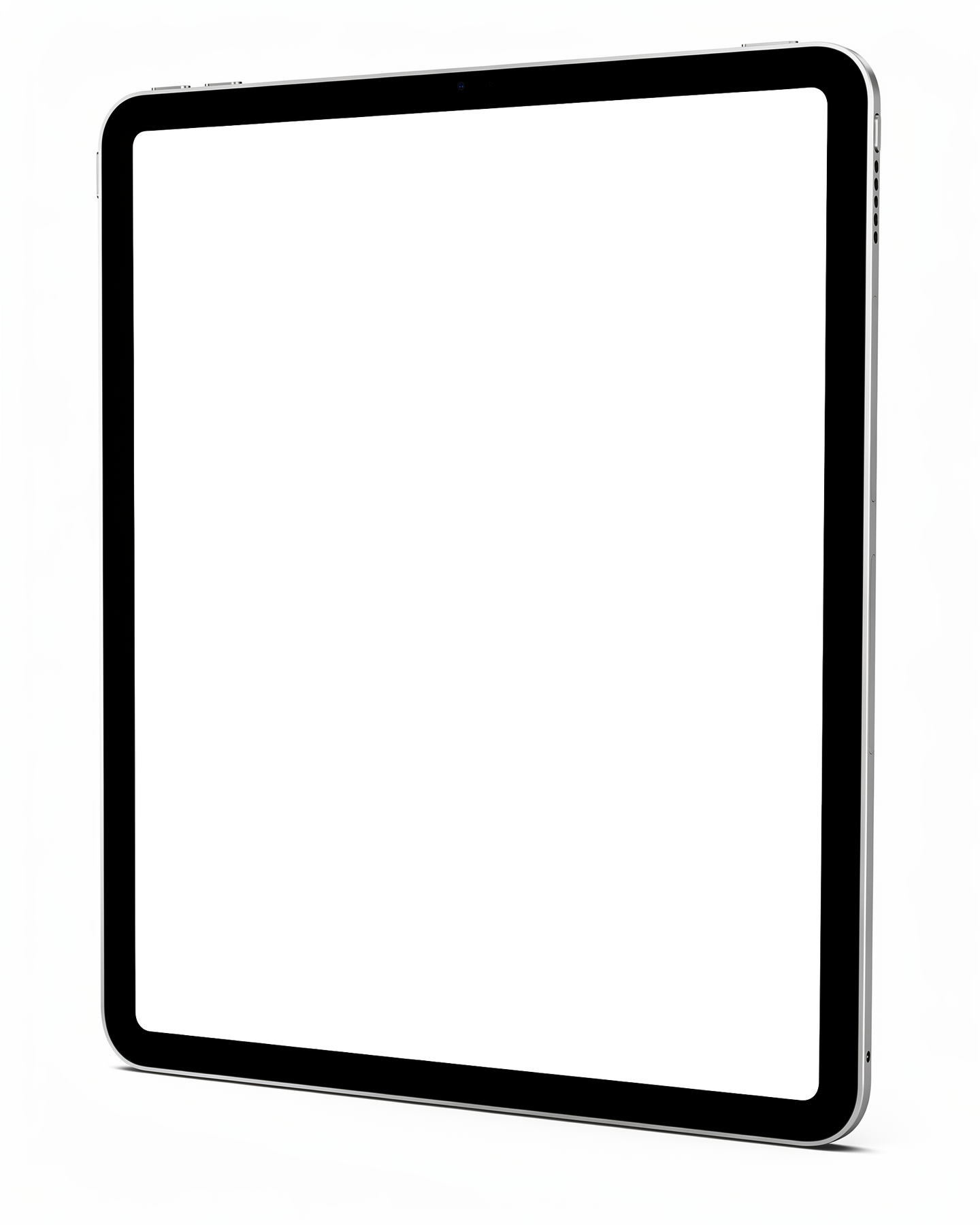 Generic Perspective Three Quarter iPad Mockup | Device Screen PNG | bulkmockup Template | For Portfolio & Showcase | MockupBulk