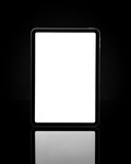 iPad, Generic Reflection Glossy Black | High-Res PNG Mockup | bulkmockup | Commercial Licence | MockupBulk
