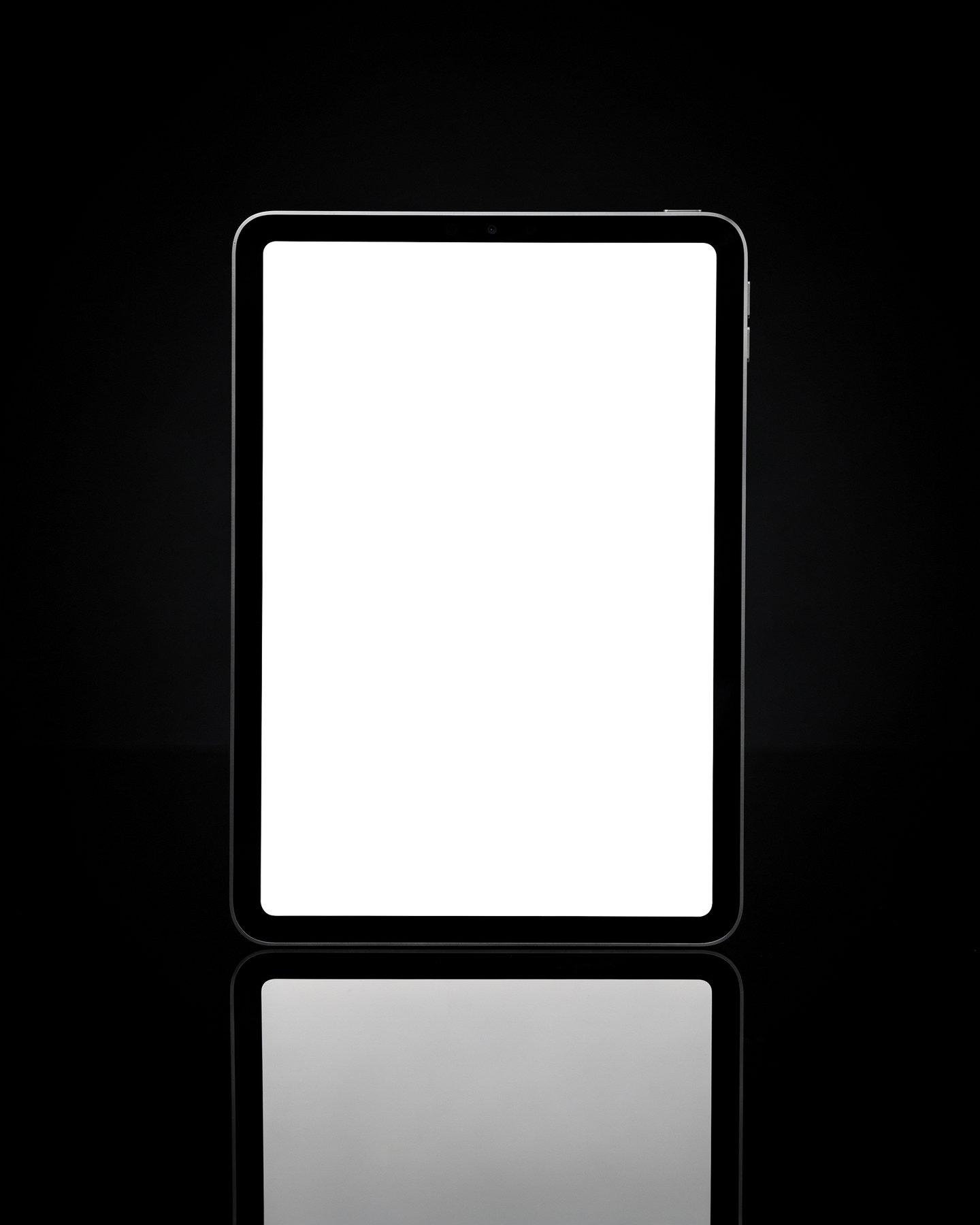 iPad, Generic Reflection Glossy Black | High-Res PNG Mockup | bulkmockup | Commercial Licence | MockupBulk