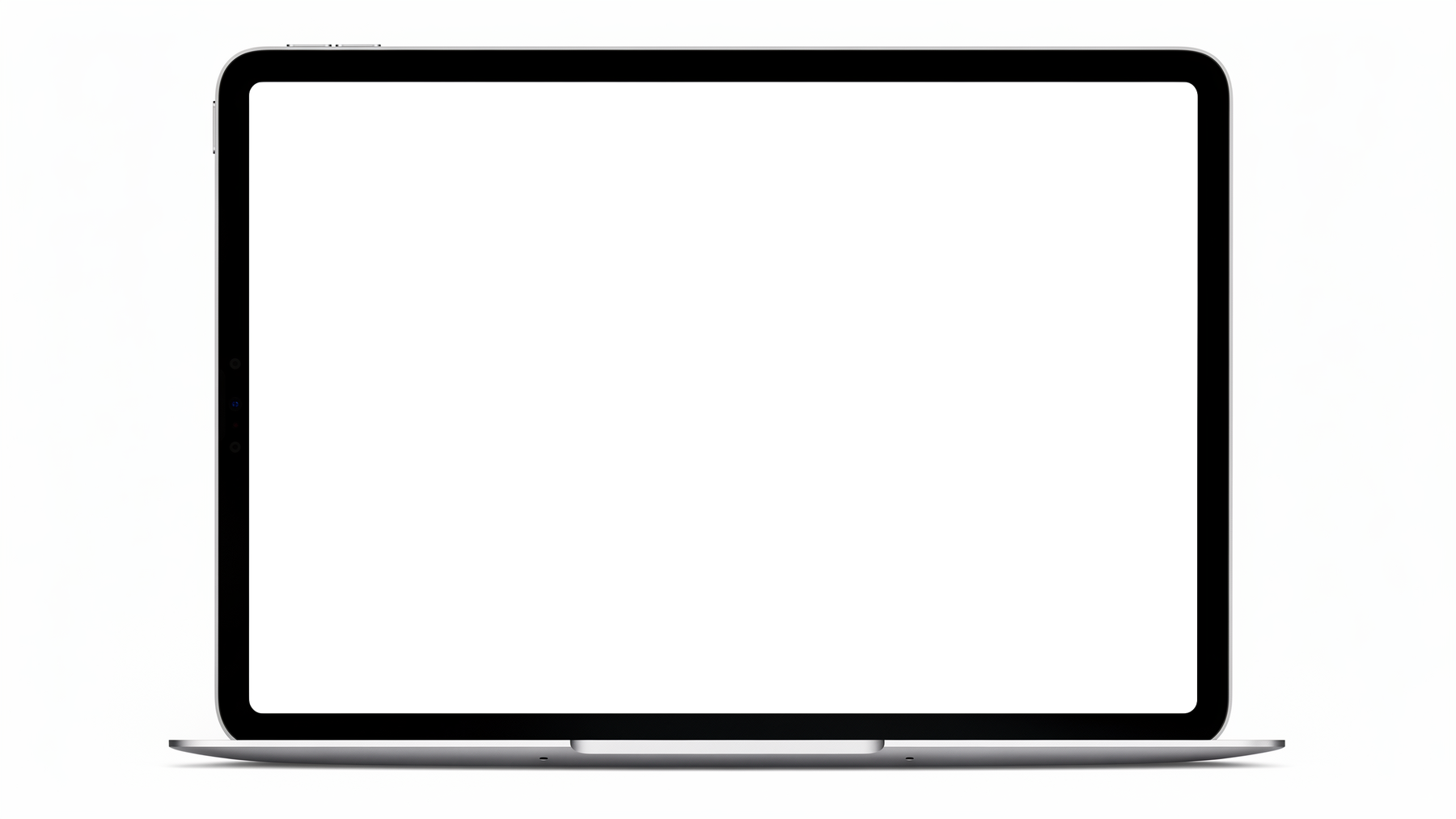 iPad, Generic Standing Portrait | High-Res PNG with Transparent Screen | Commercial Use | bulkmockup | MockupBulk