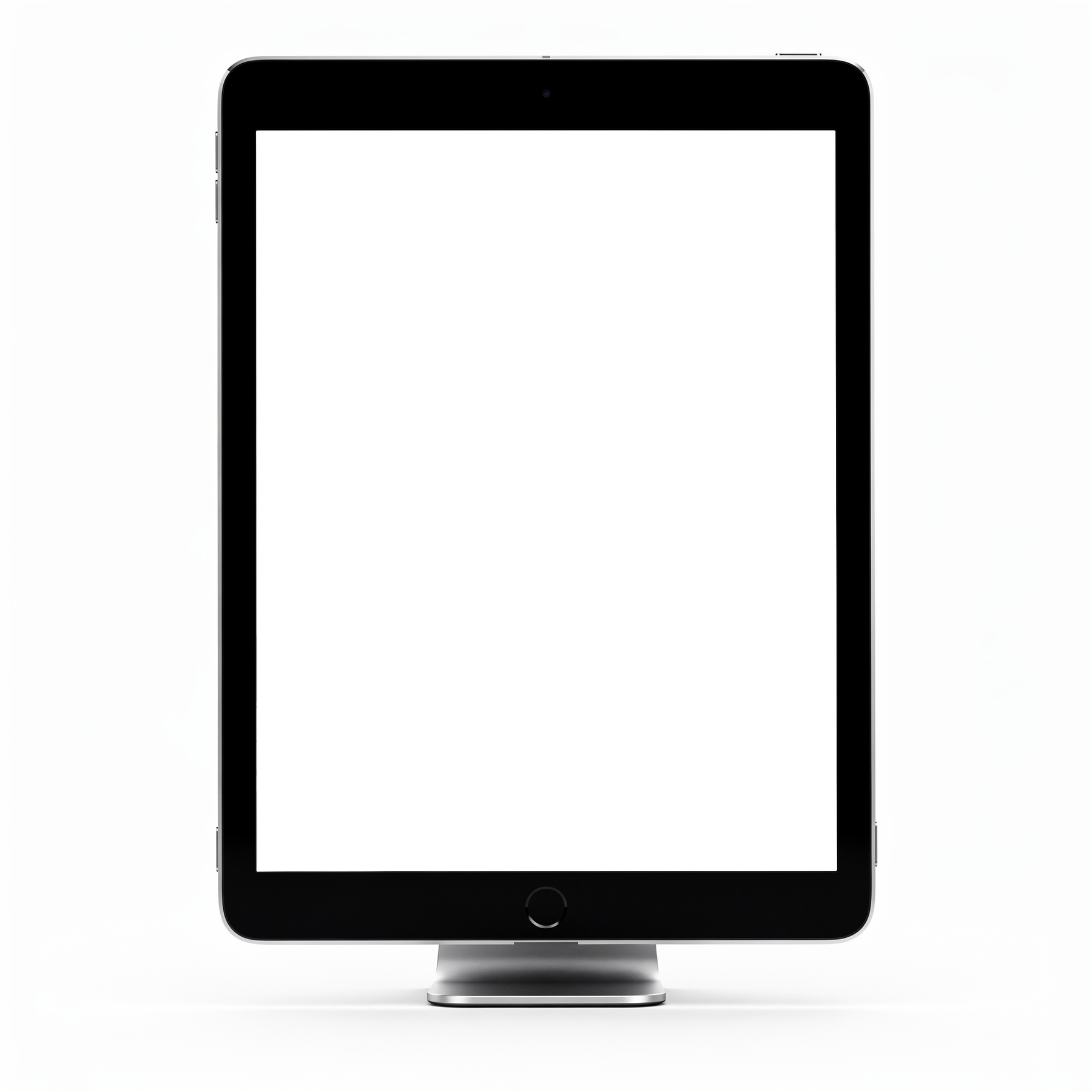 iPad Mockup — Generic Standing Portrait — Instant PNG Download | Transparent Screen | Commercial Use | MockupBulk
