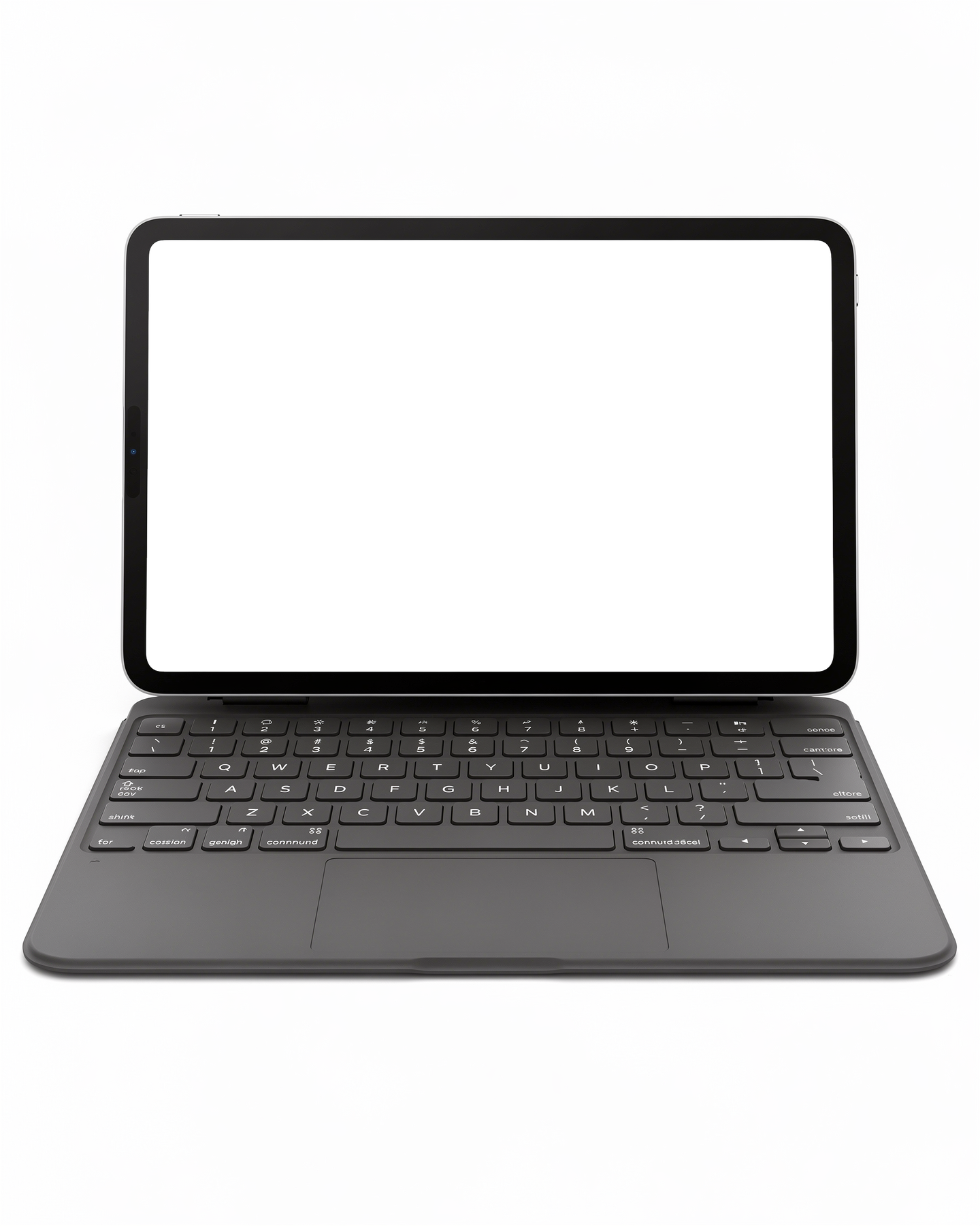 iPad Mockup — Generic With Keyboard White Bg — Transparent Screen PNG Download | Commercial Licence | bulkmockup