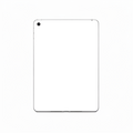 Isolated Back Plain iPad Mockup | PNG Screen Template | bulkmockup Instant Download | Commercial Licence | MockupBulk