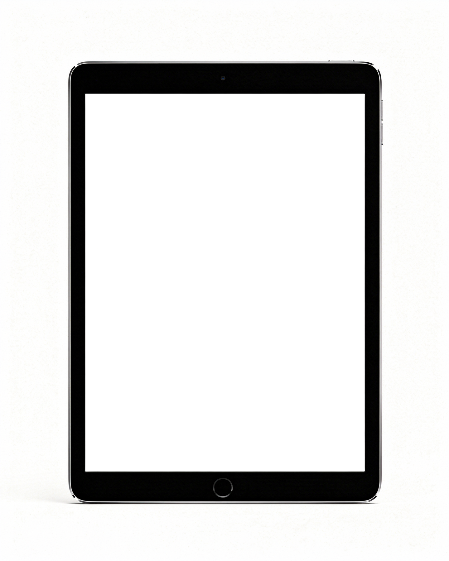 Isolated Back Plain iPad Mockup | Device Mockup PNG | bulkmockup | Commercial Licence Included | MockupBulk