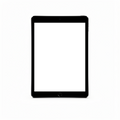 Isolated Front Flat Landscape iPad Mockup | Screen Mockup PNG | bulkmockup Download | For UI/UX Designers | MockupBulk