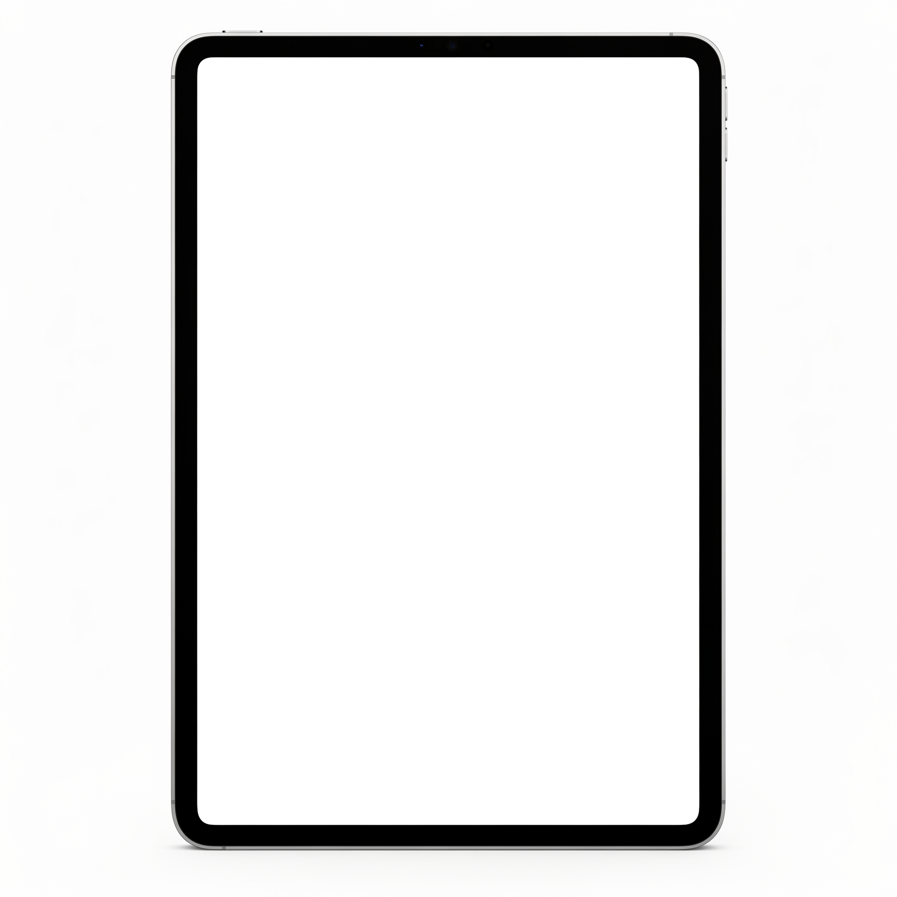 iPad Mockup | Isolated Front Flat Portrait | High-Res PNG Mockup | bulkmockup | Commercial Licence | MockupBulk