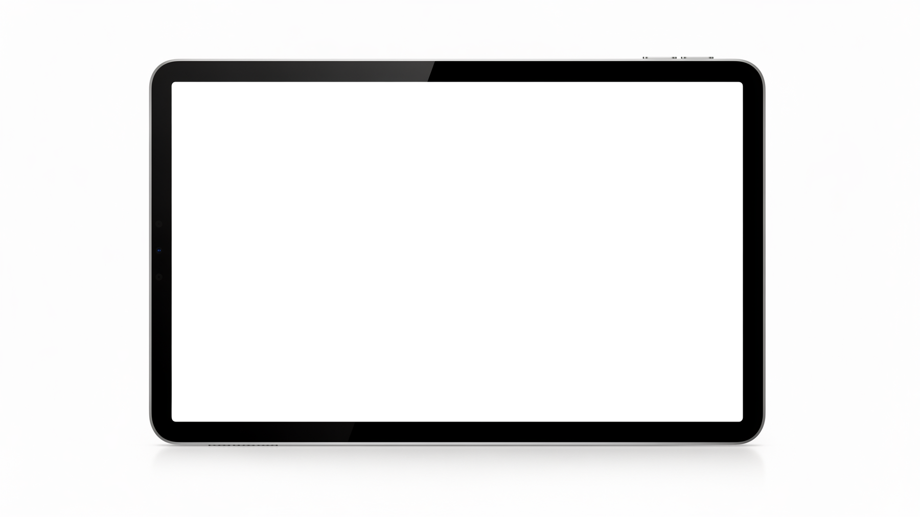 iPad Mockup | Isolated Front With Shadow | High-Res PNG Mockup | bulkmockup | Commercial Licence | MockupBulk