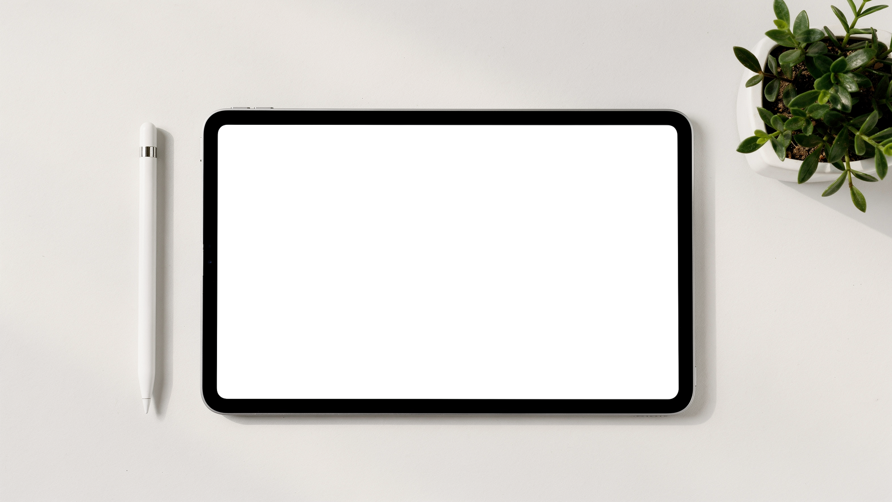 No P Desk Stylus iPad Mockup | PNG Screen Template | bulkmockup Instant Download | Commercial Licence | MockupBulk
