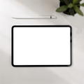 iPad Mockup — No P Desk Stylus — Device Screen PNG | bulkmockup Template | For Portfolio & Showcase | MockupBulk