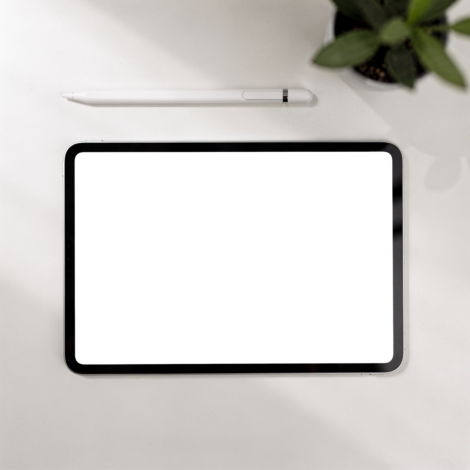 iPad Mockup — No P Desk Stylus — Device Screen PNG | bulkmockup Template | For Portfolio & Showcase | MockupBulk