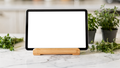 iPad, No P Kitchen Stand Herbs | Transparent Screen PNG Download | Commercial Licence | bulkmockup