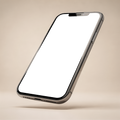 Generic Angled Gradient Bg iPhone Mockup | PNG Screen Template | bulkmockup Instant Download | Commercial Licence | MockupBulk