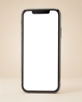 iPhone Mockup — Generic Angled Gradient Bg — PNG Screen Template | bulkmockup Instant Download | Commercial Licence | MockupBulk