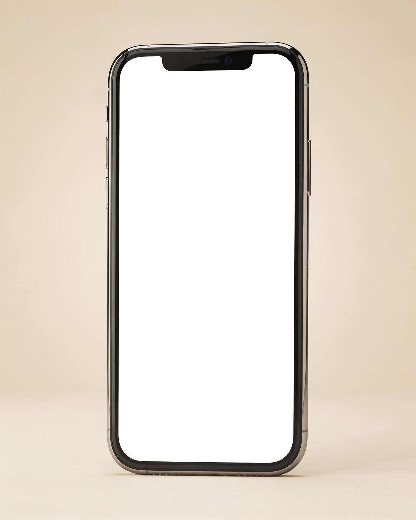 iPhone Mockup — Generic Angled Gradient Bg — PNG Screen Template | bulkmockup Instant Download | Commercial Licence | MockupBulk