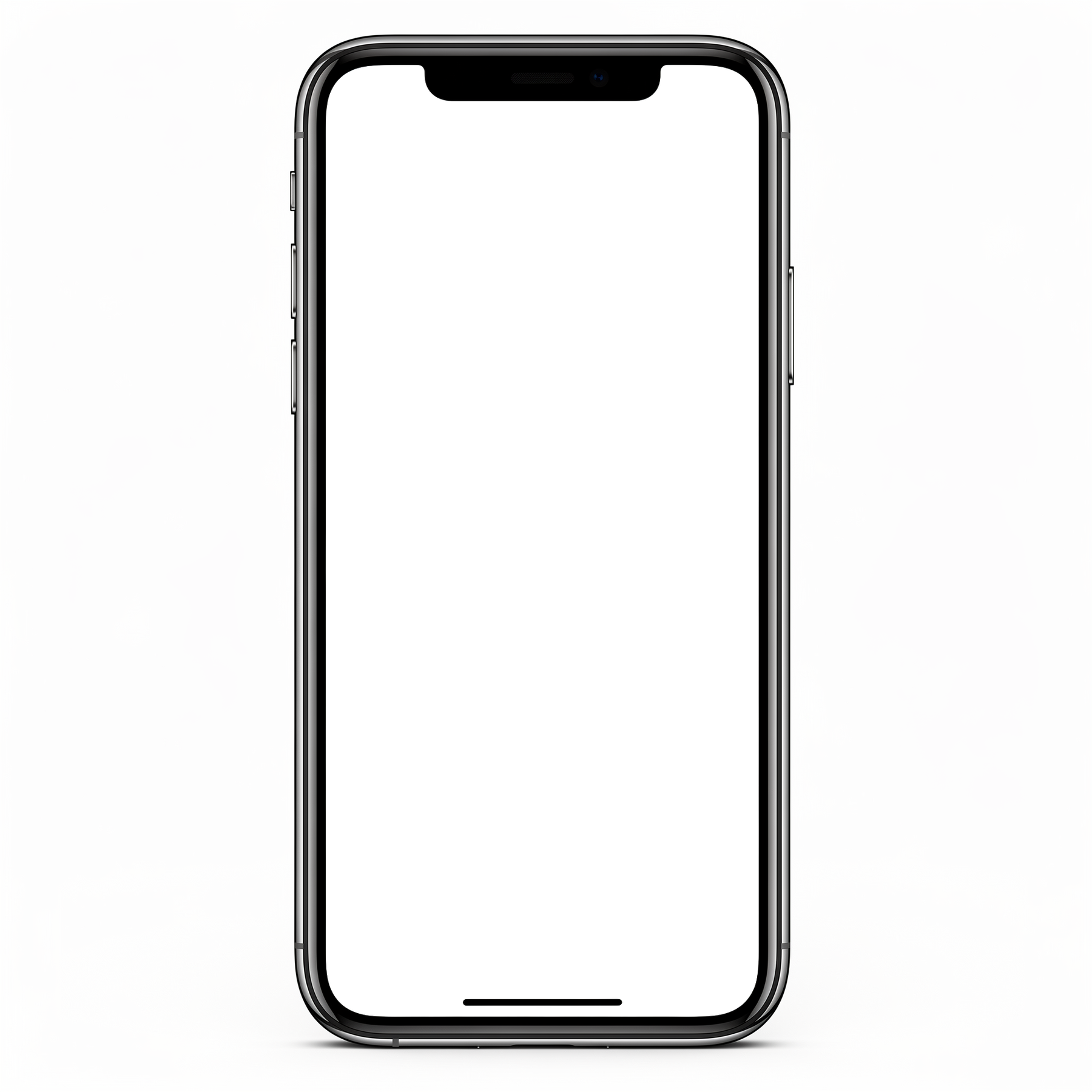iPhone, Generic Angled White Bg | bulkmockup PNG Template | Transparent Display | Commercial Use | MockupBulk