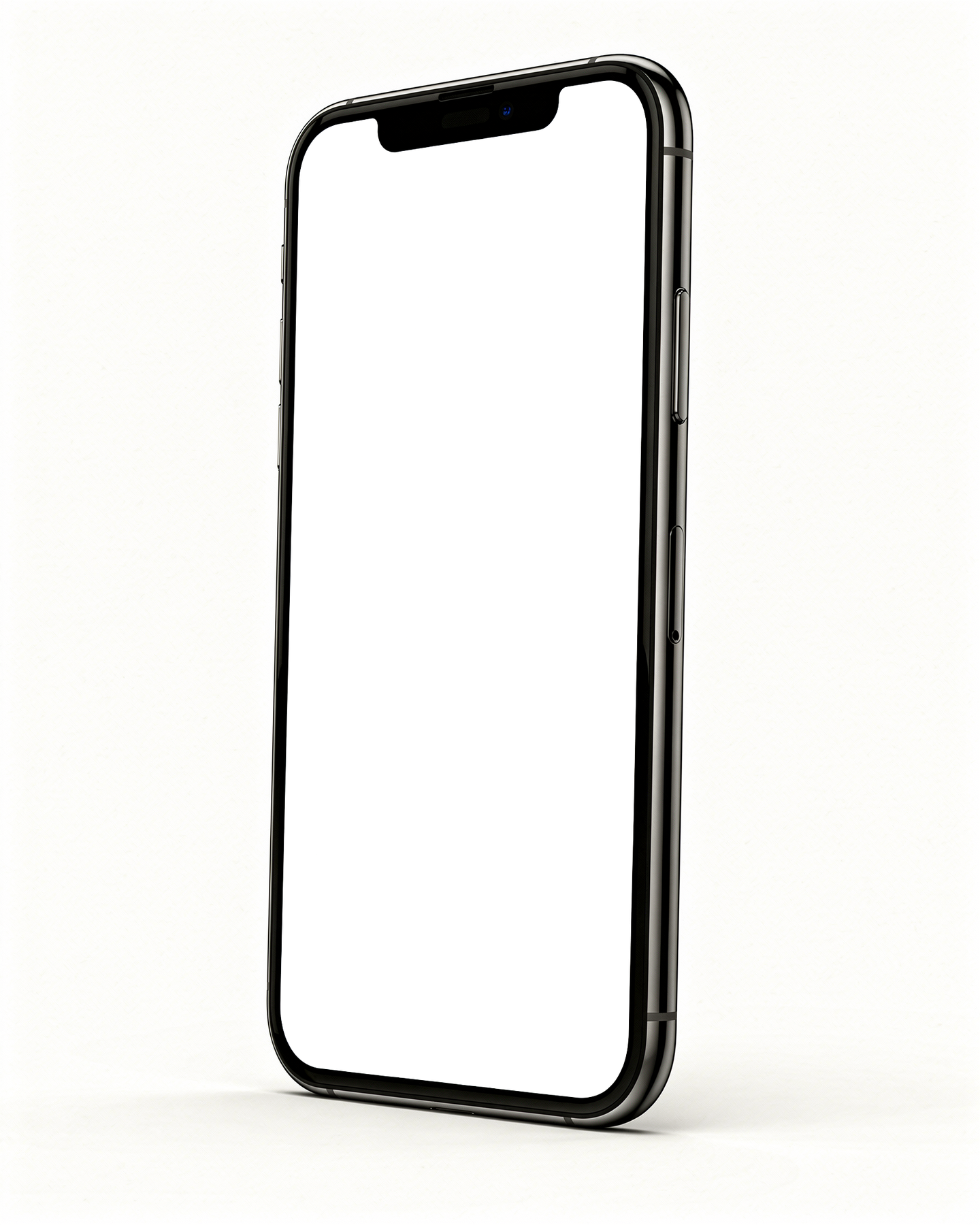 Generic Angled White Bg iPhone Mockup | Device Mockup PNG | bulkmockup | Commercial Licence Included | MockupBulk