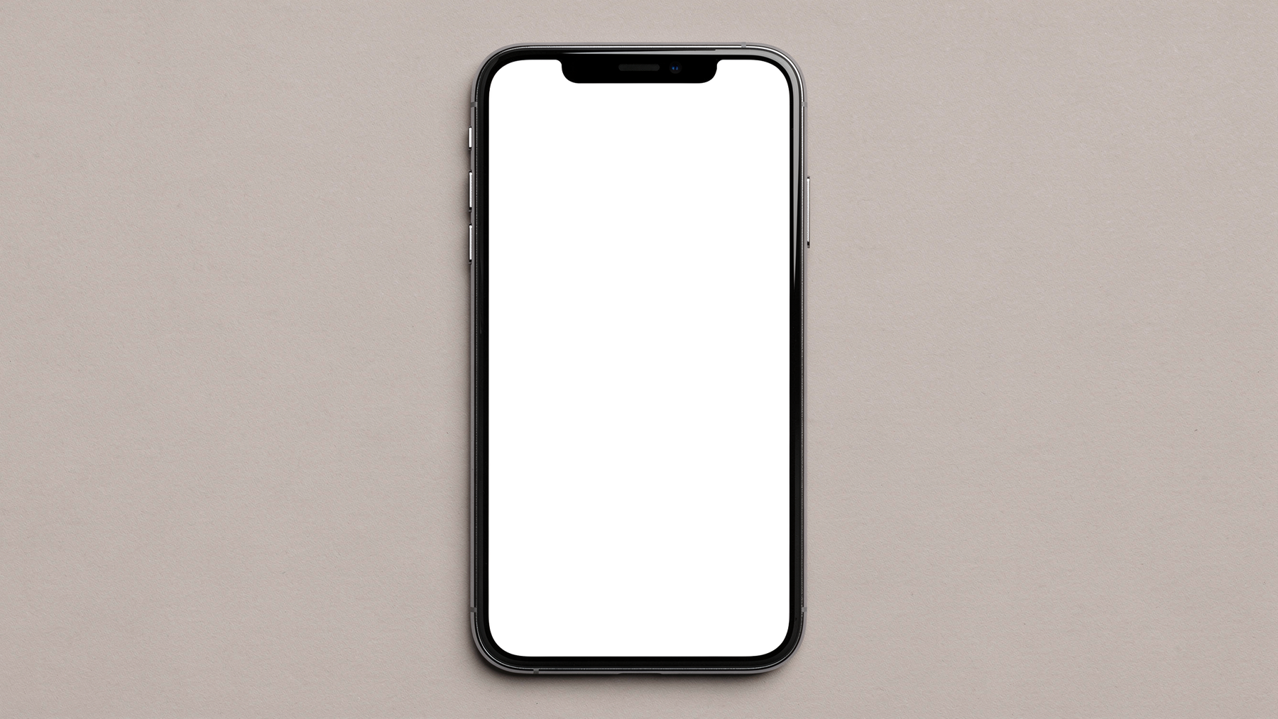 iPhone Mockup | Generic Flat Grey Bg | bulkmockup Transparent Mockup | PNG Download | Commercial Use | MockupBulk
