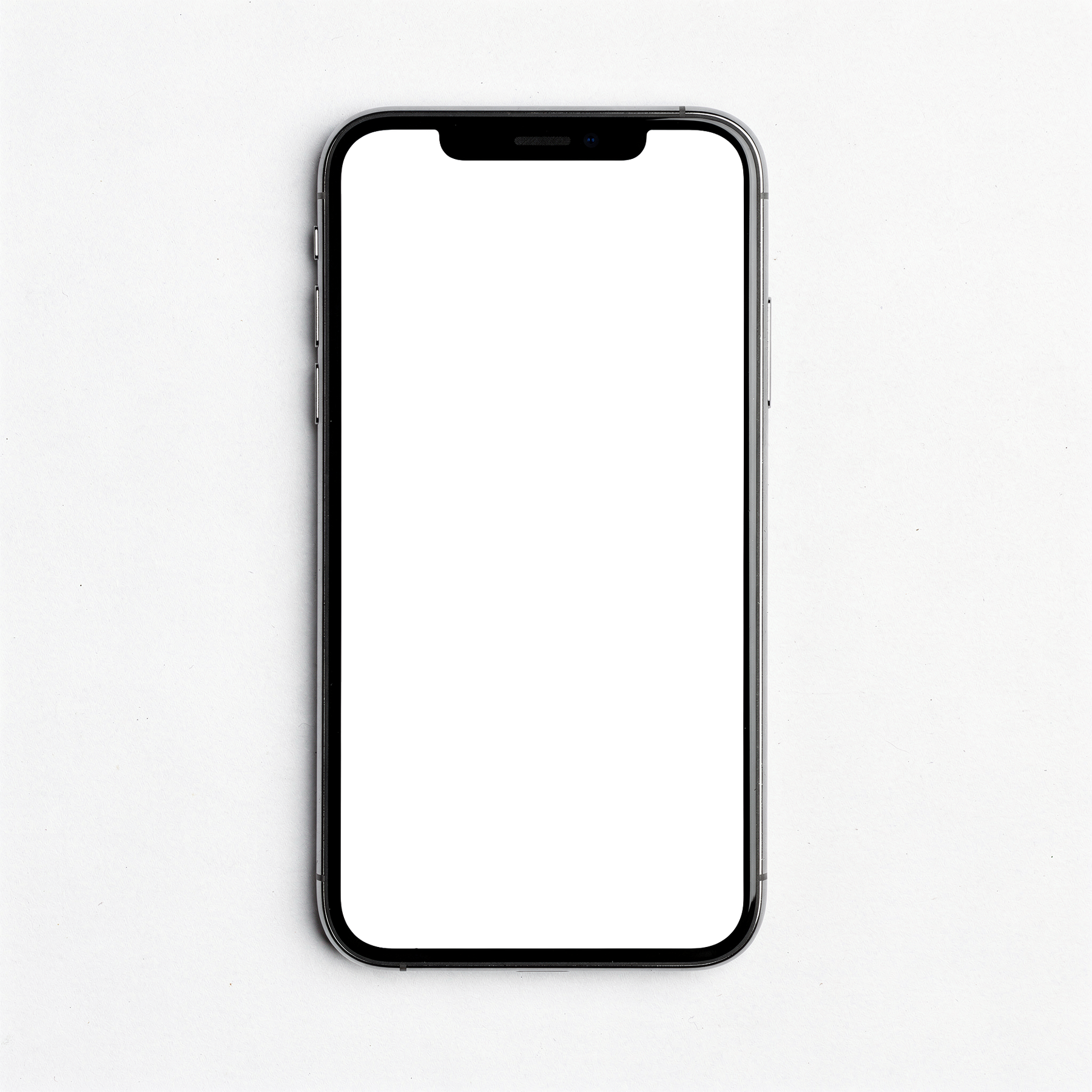 iPhone Mockup — Generic Flat Landscape — High-Resolution Transparent PNG | bulkmockup | Commercial Use | MockupBulk