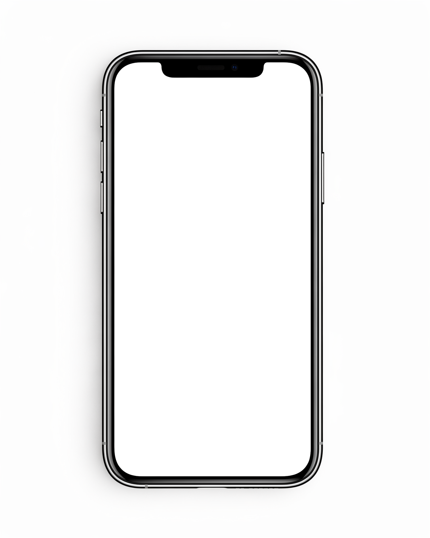 iPhone, Generic Flat Landscape | High-Resolution Transparent PNG | bulkmockup | Commercial Use | MockupBulk