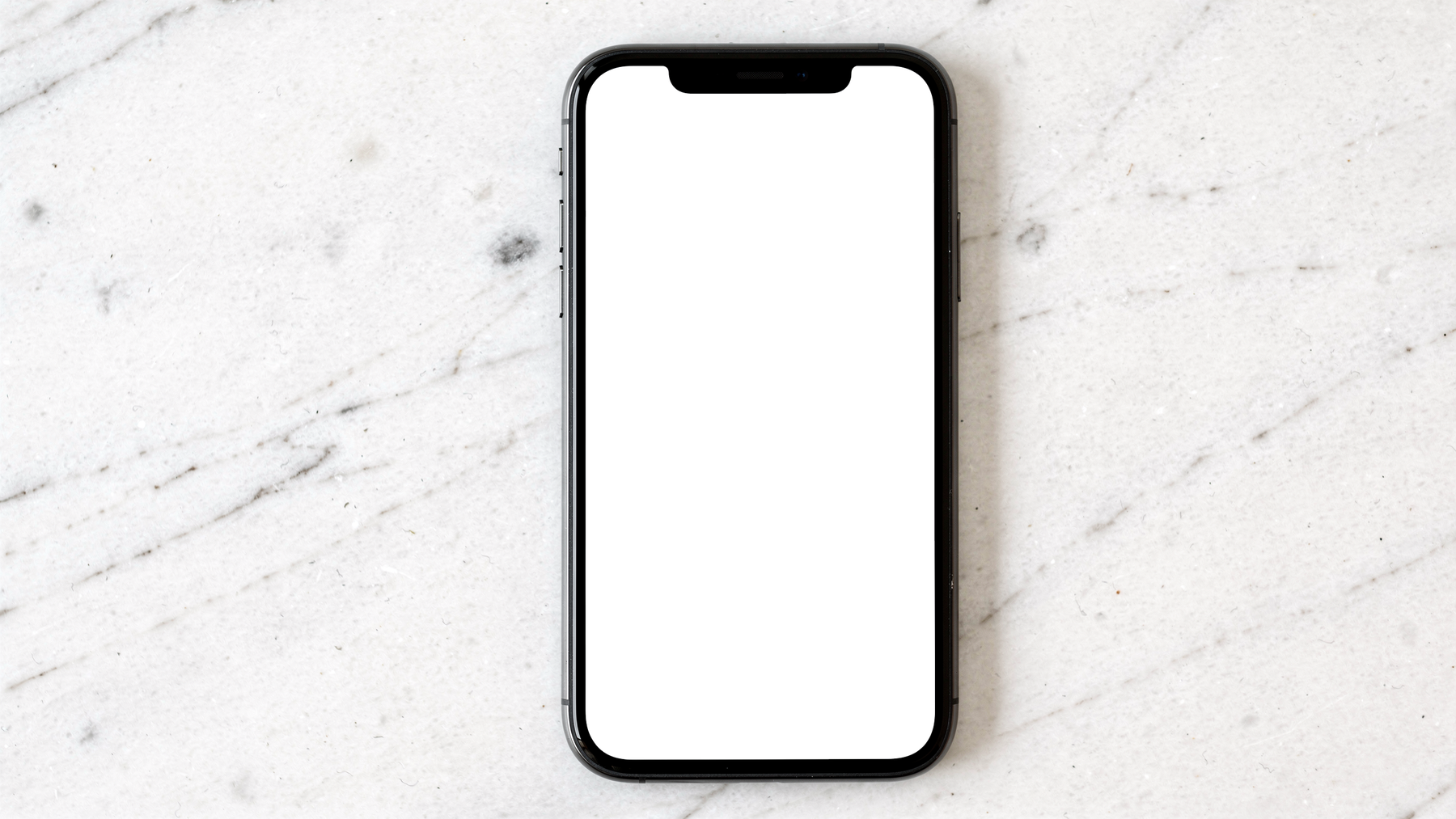 iPhone Mockup — Generic Flat Marble Bg — bulkmockup Transparent Mockup | PNG Download | Commercial Use | MockupBulk