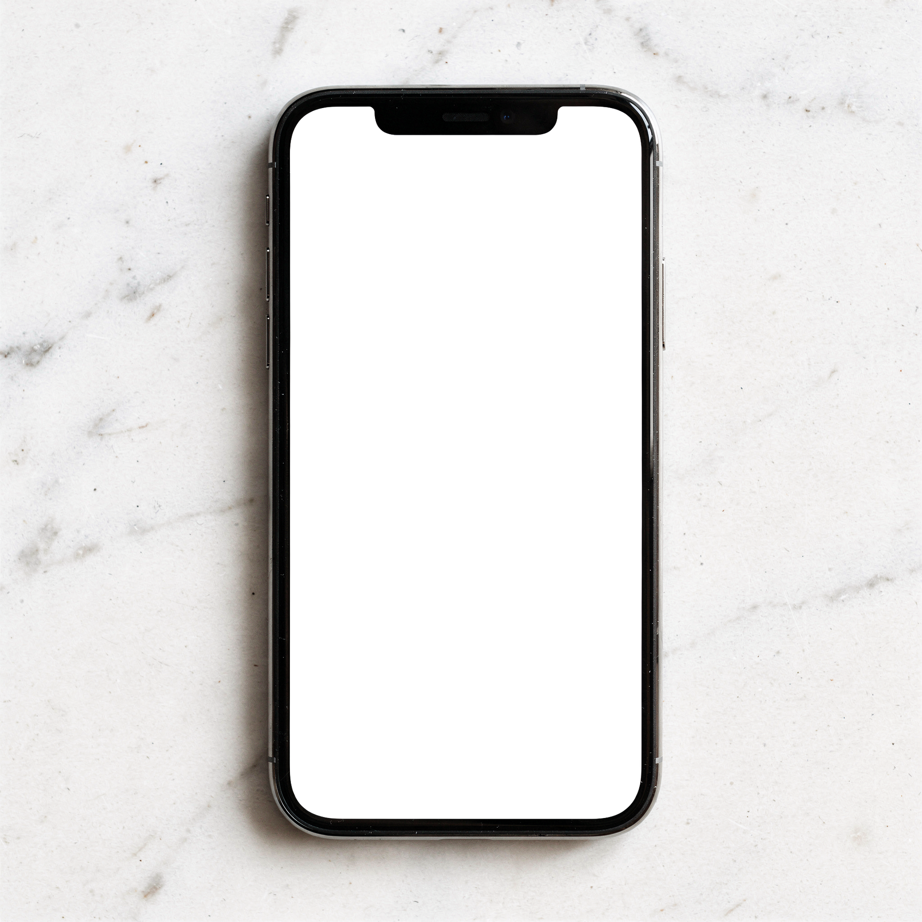 iPhone, Generic Flat Marble Bg | bulkmockup Transparent Mockup | PNG Download | Commercial Use | MockupBulk