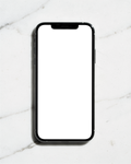 iPhone, Generic Flat Marble Bg | Screen Mockup PNG | bulkmockup Download | For UI/UX Designers | MockupBulk