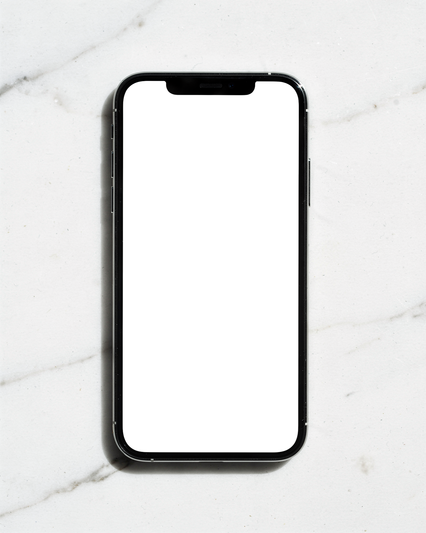 iPhone, Generic Flat Marble Bg | Screen Mockup PNG | bulkmockup Download | For UI/UX Designers | MockupBulk