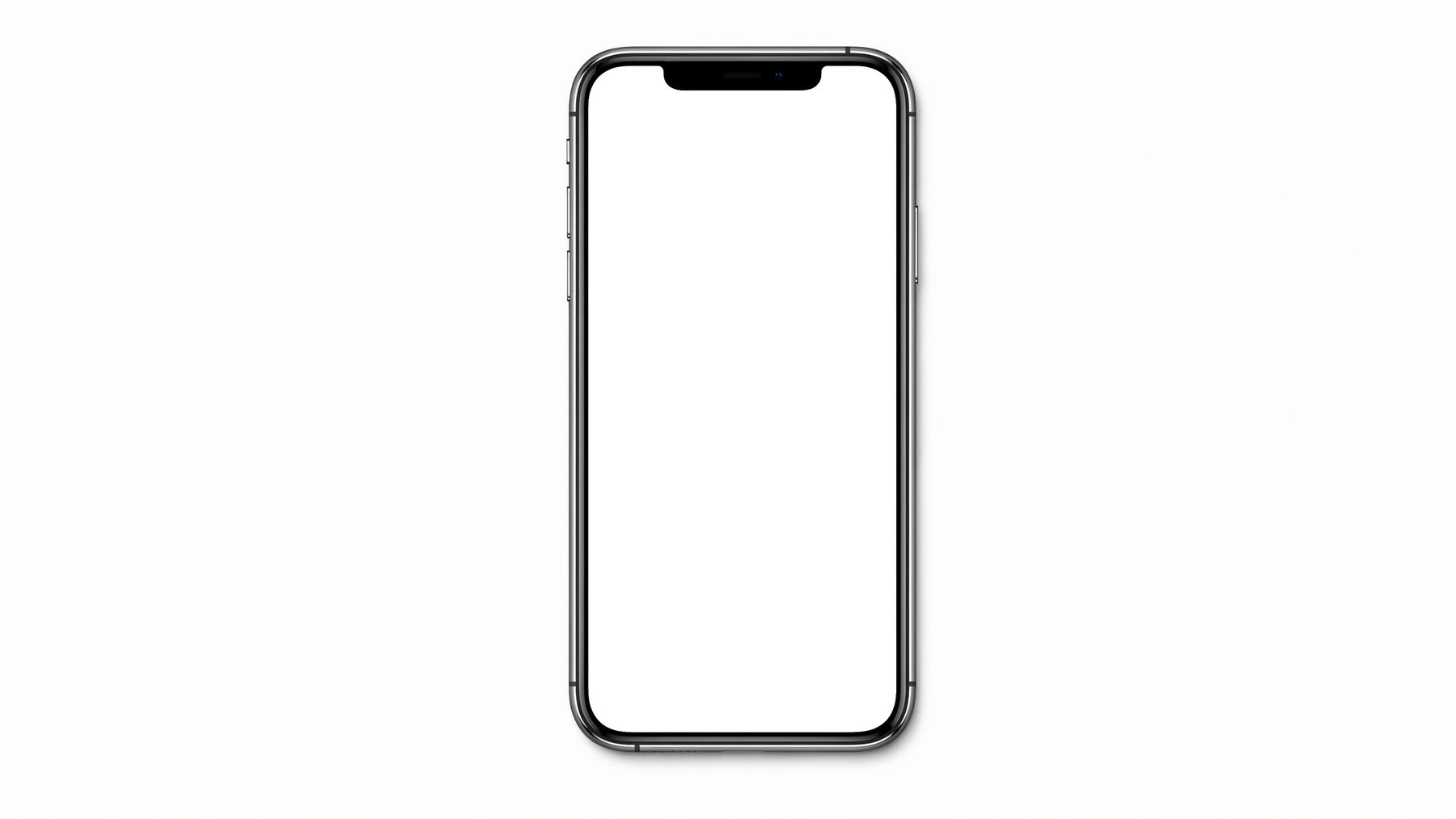 Generic Flat White Bg iPhone Mockup | High-Resolution Transparent PNG | bulkmockup | Commercial Use | MockupBulk