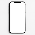 Generic Flat White Bg iPhone Mockup | Screen Mockup PNG | bulkmockup Download | For UI/UX Designers | MockupBulk