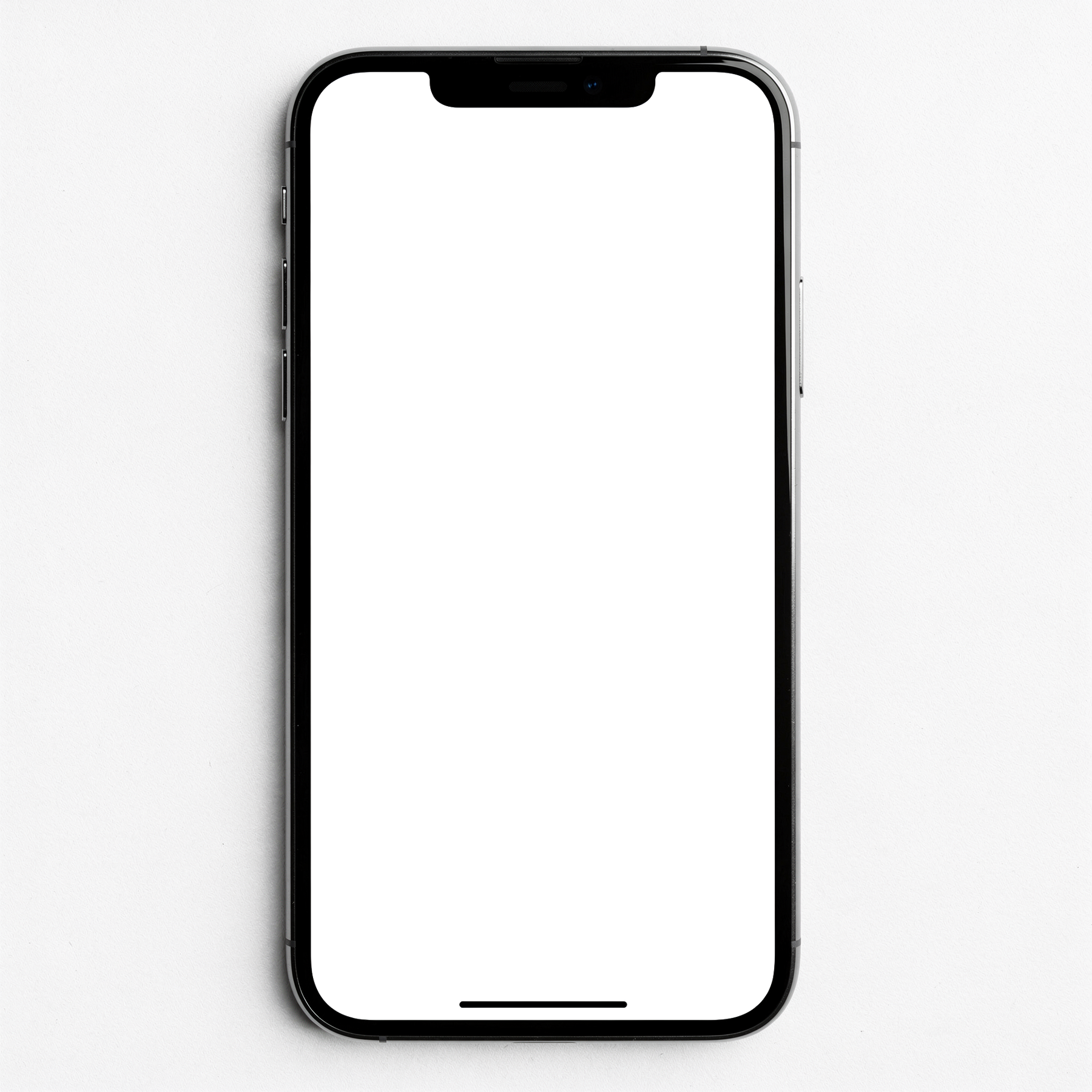 Generic Flat White Bg iPhone Mockup | Screen Mockup PNG | bulkmockup Download | For UI/UX Designers | MockupBulk