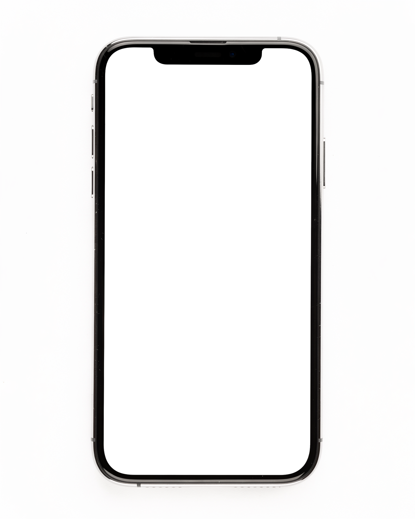Generic Flat White Bg iPhone Mockup | PNG Screen Template | bulkmockup Instant Download | Commercial Licence | MockupBulk