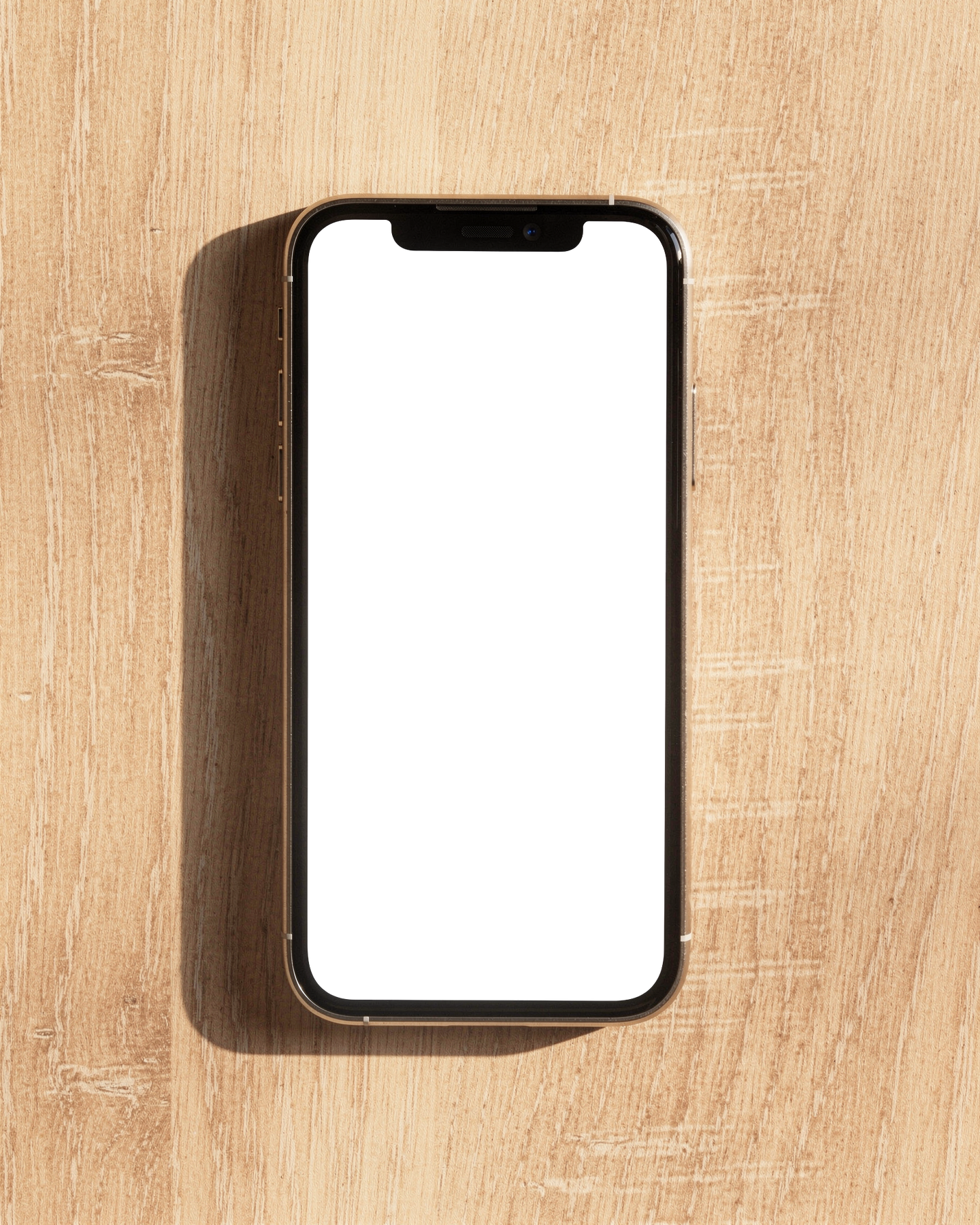 iPhone, Generic Flat Wood Bg | Screen Mockup PNG | bulkmockup Download | For UI/UX Designers | MockupBulk