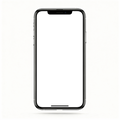 iPhone, Generic Floating White Bg | Device Screen PNG | bulkmockup Template | For Portfolio & Showcase | MockupBulk