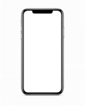 iPhone, Generic Floating White Bg | High-Resolution Transparent PNG | bulkmockup | Commercial Use | MockupBulk
