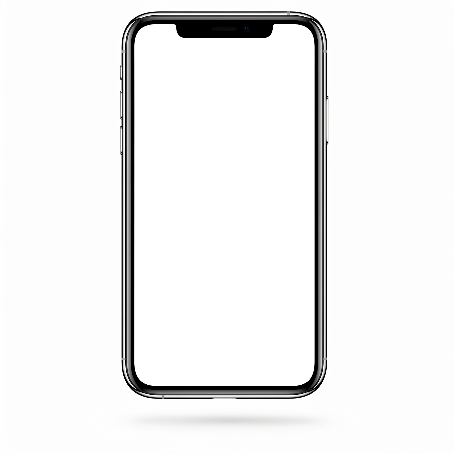 iPhone Mockup | Generic Levitating Shadow | High-Res PNG Mockup | bulkmockup | Commercial Licence | MockupBulk