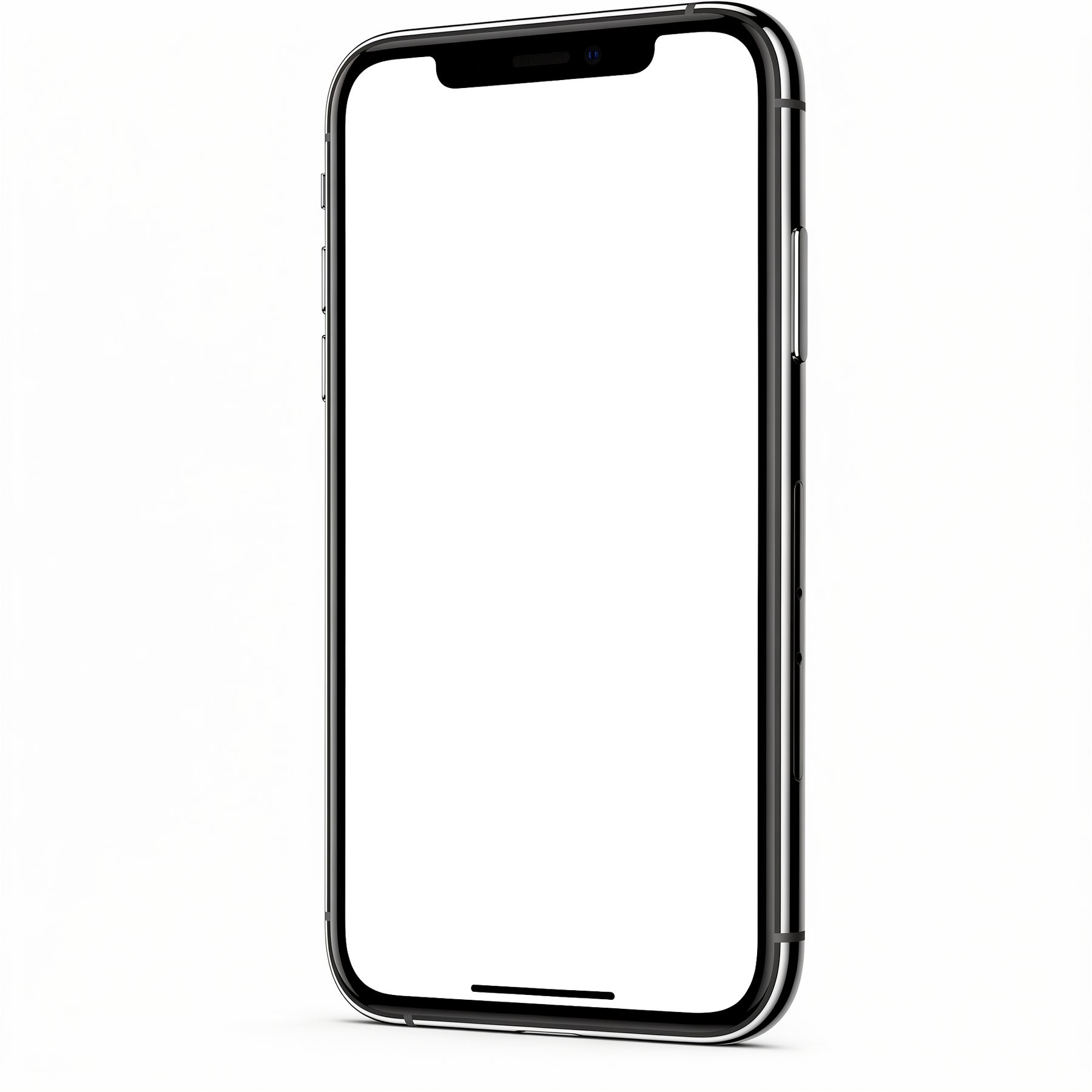 iPhone Mockup | Generic Perspective Three Quarter | bulkmockup PNG Template | Transparent Display | Commercial Use | MockupBulk