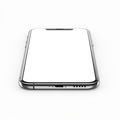 iPhone Mockup | Generic Side White Bg | bulkmockup PNG Template | Transparent Display | Commercial Use | MockupBulk