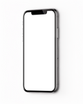 iPhone, Generic Side White Bg | Device Screen PNG | bulkmockup Template | For Portfolio & Showcase | MockupBulk