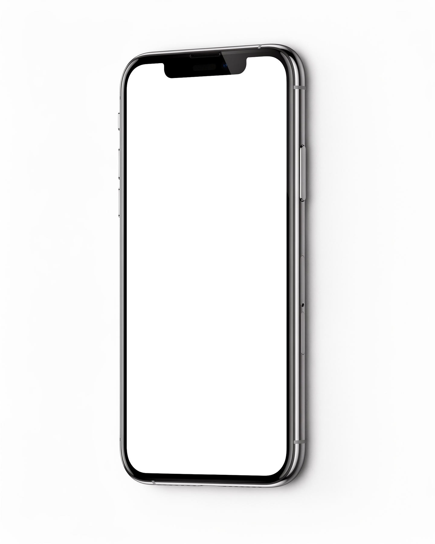 iPhone, Generic Side White Bg | Device Screen PNG | bulkmockup Template | For Portfolio & Showcase | MockupBulk