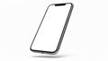 iPhone, Isolated Angle Three Quarter | bulkmockup PNG Template | Transparent Display | Commercial Use | MockupBulk